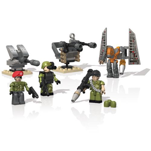 Hasbro KREO Battleship Mini Set 4 figurine Land Defense
